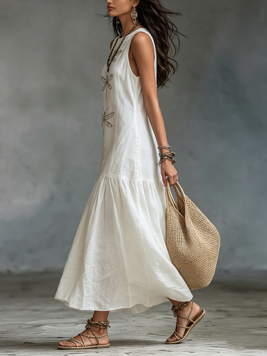 Willow | Vestido Maxi sin Mangas