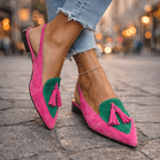 Pippa | Mocasines Slingback con Borlas