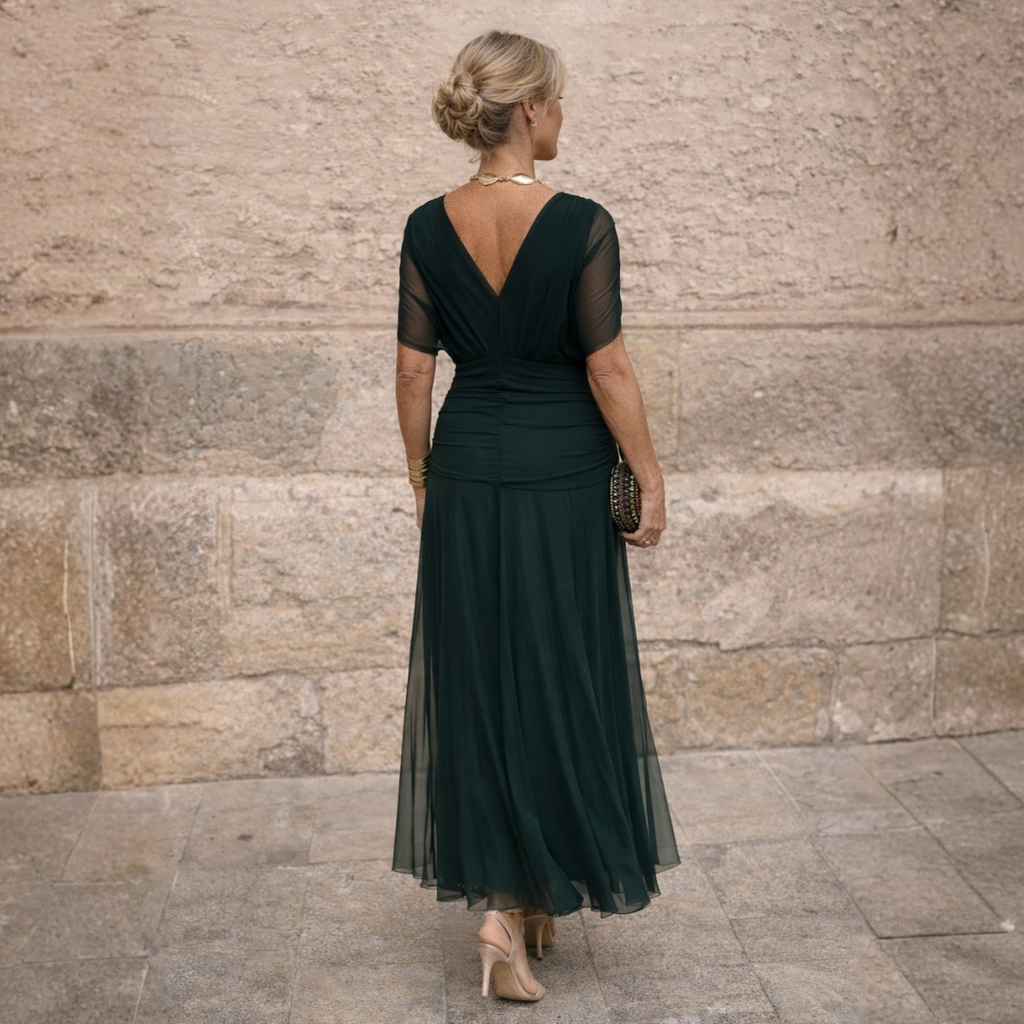 Eleanor | Vestido Maxi con Hombros Descubiertos