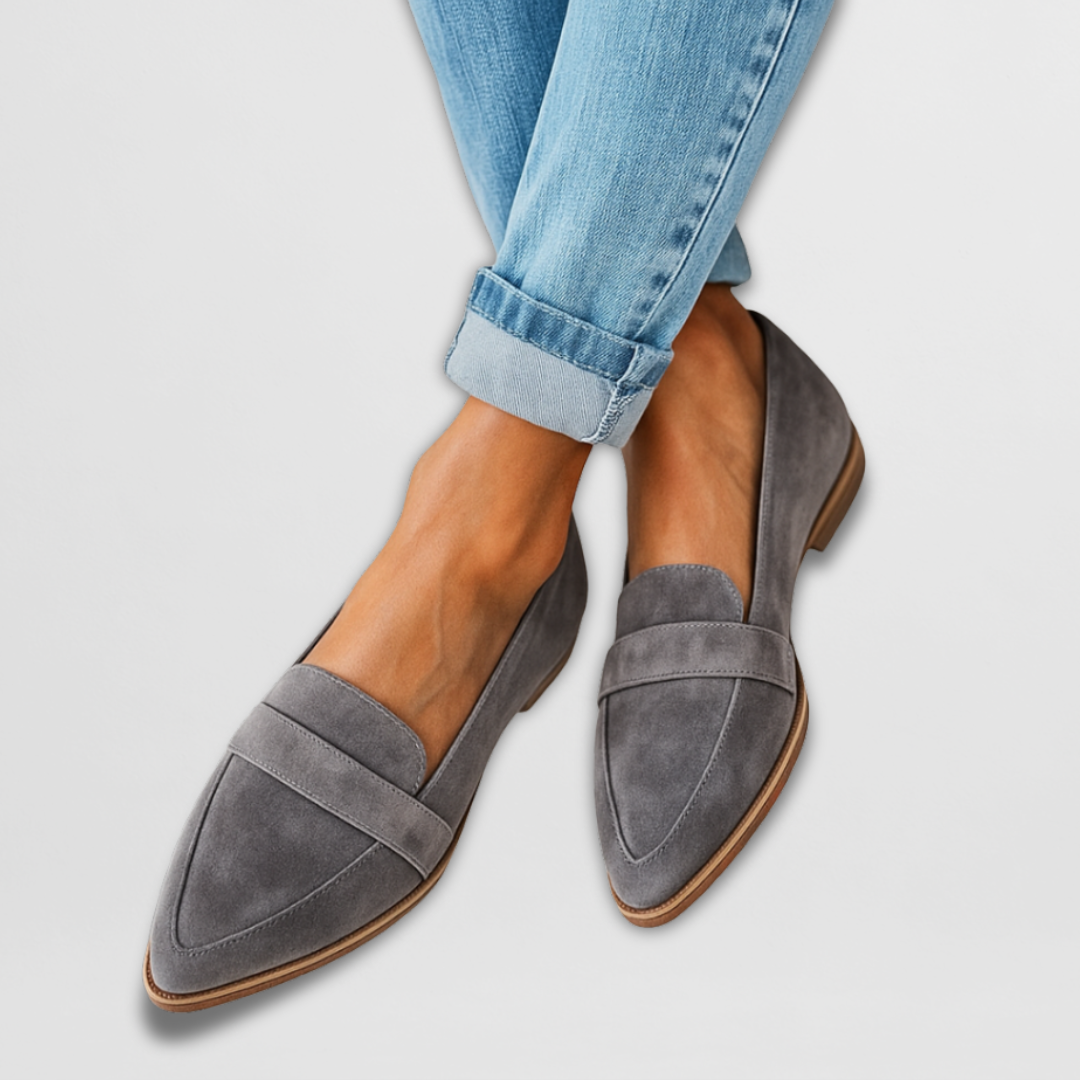 Margot - Mocasines de Ante Cómodos