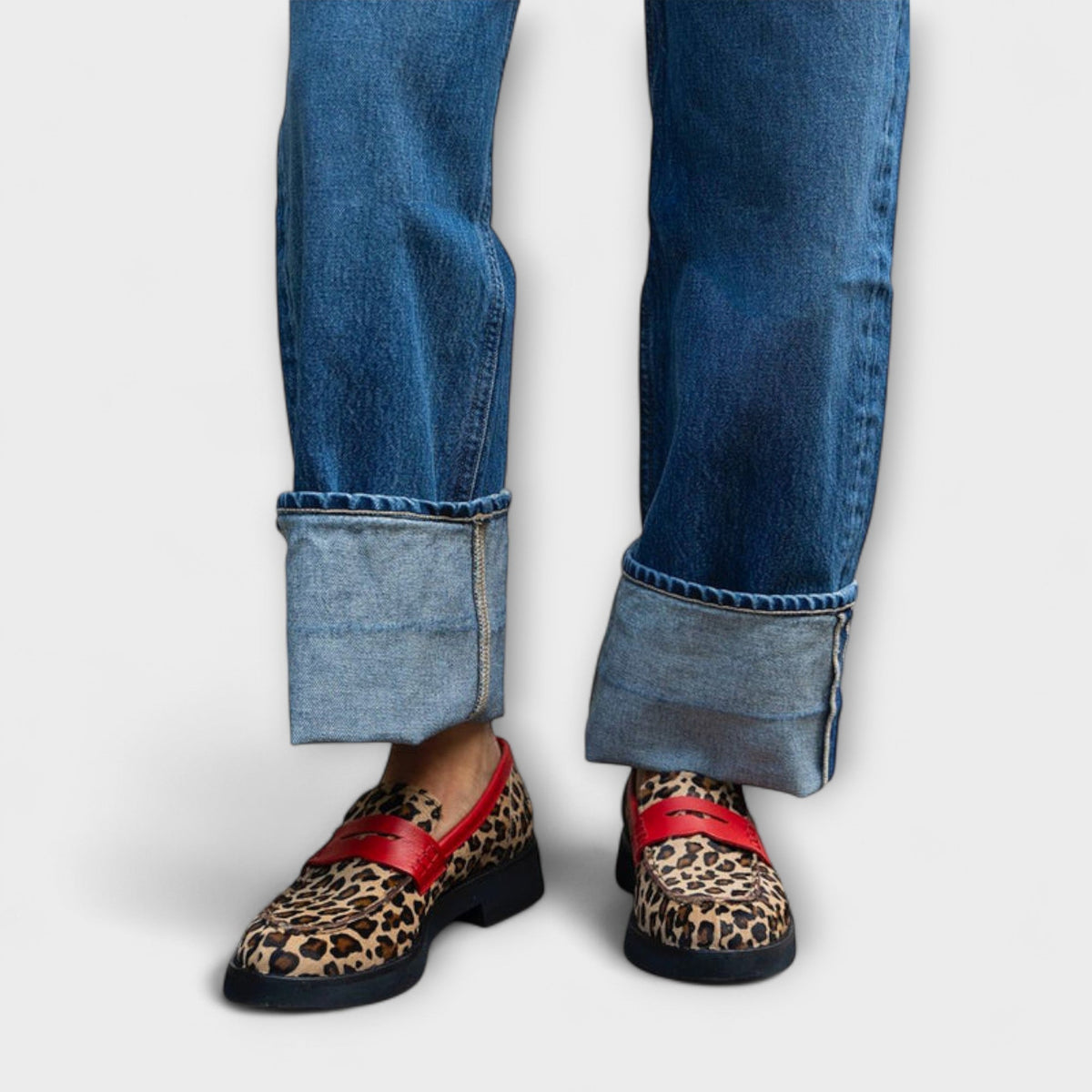 Sabine - Mocasines Estampado de Leopardo