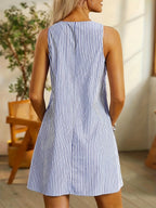 Bonnie | Vestido Chic de Rayas