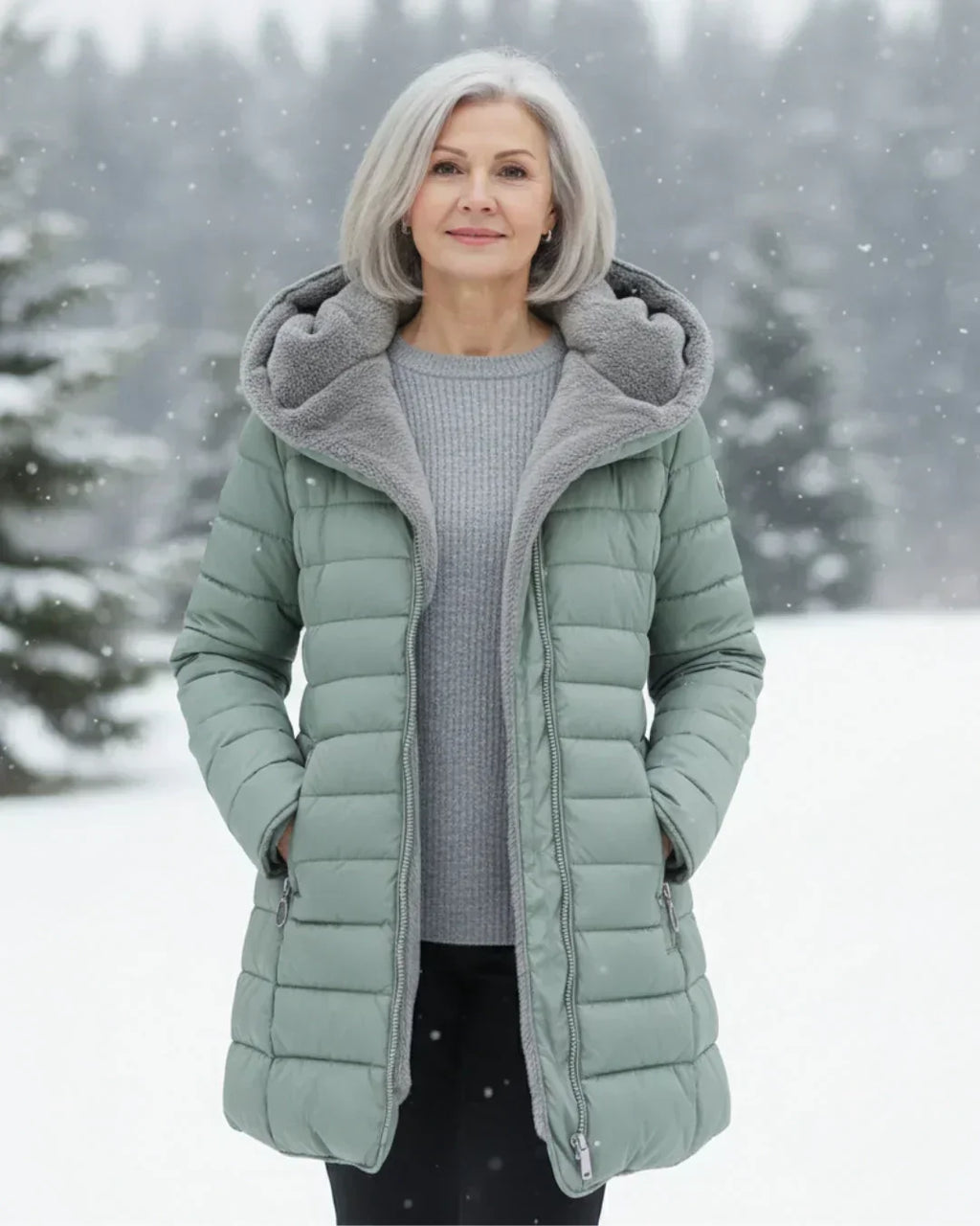 Georgina | Chaqueta de Invierno Acolchada