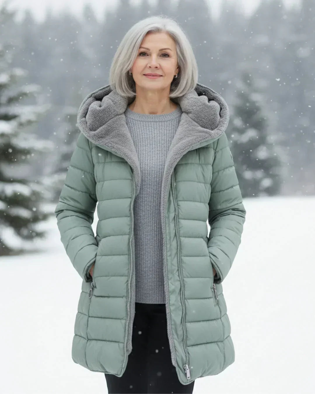 Georgina | Chaqueta de Invierno Acolchada