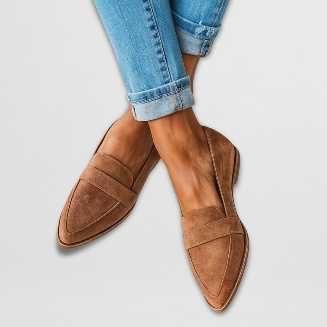 Margot - Mocasines de Ante Cómodos