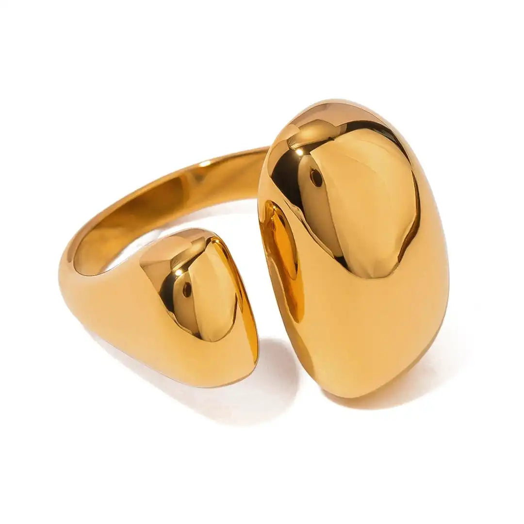 Anillo Minimalista Flow en Oro