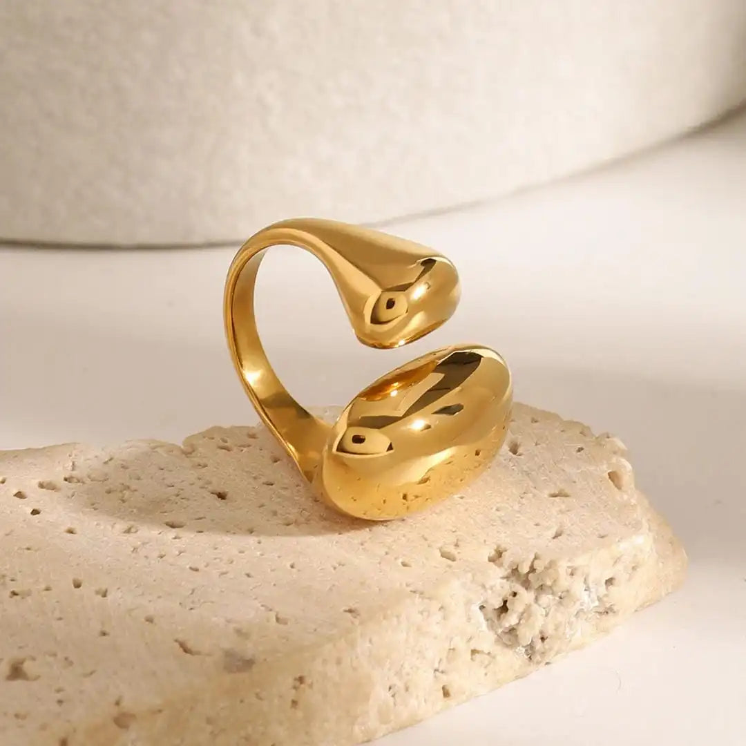 Anillo Minimalista Flow en Oro