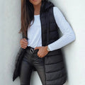 Mitchelle™ Chaleco Acolchado Largo sin Mangas Casual