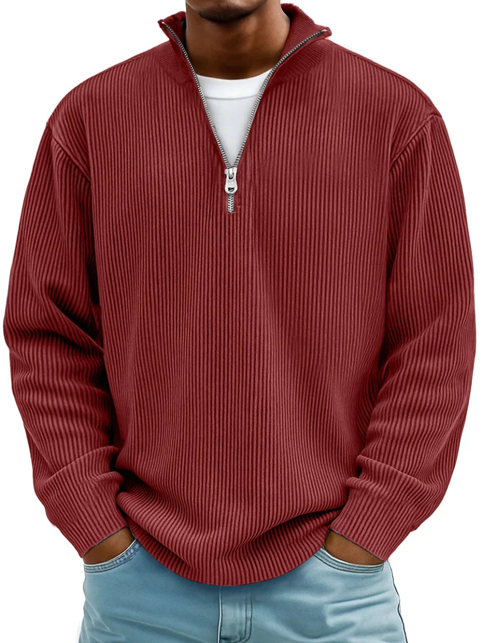 Jersey Canalé con Cremallera Delacroix™