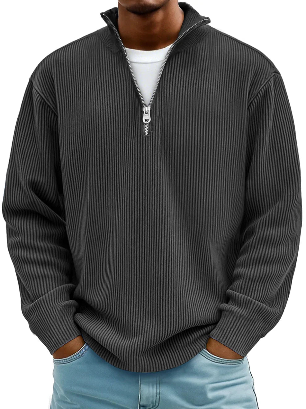 Jersey Canalé con Cremallera Delacroix™
