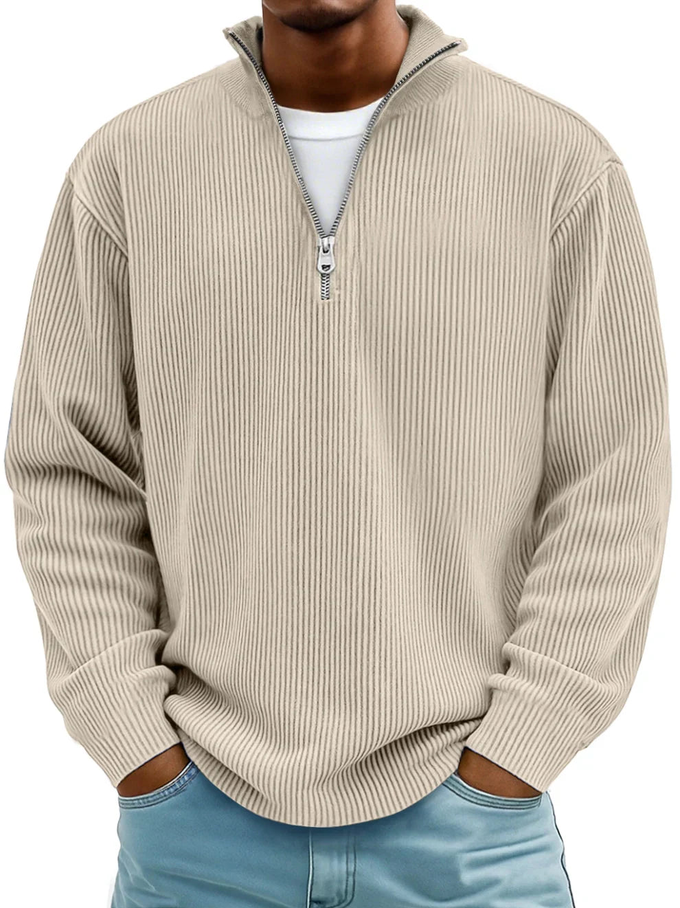 Jersey Canalé con Cremallera Delacroix™