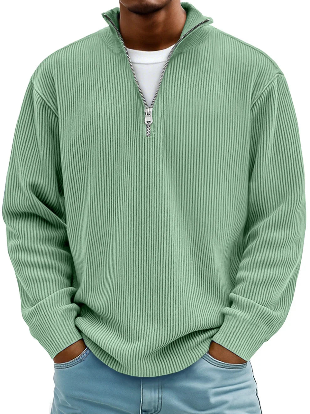 Jersey Canalé con Cremallera Delacroix™