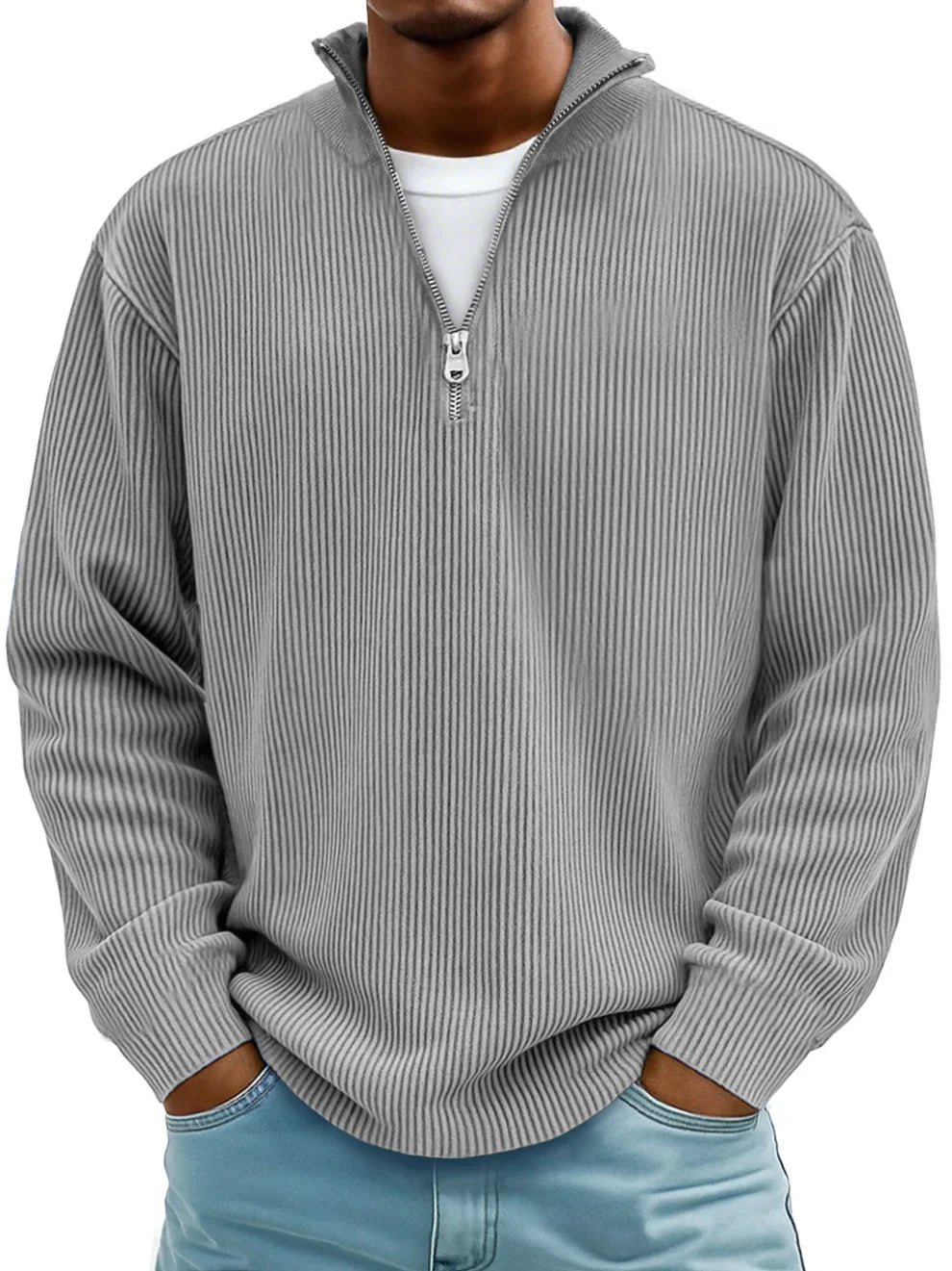 Jersey Canalé con Cremallera Delacroix™