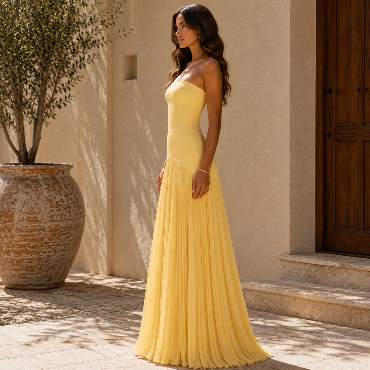 Vestido Amara | Elegancia Sofisticada que Favorece con Delicadeza