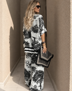 Seraphina™ | Conjunto de Dos Piezas Estampado