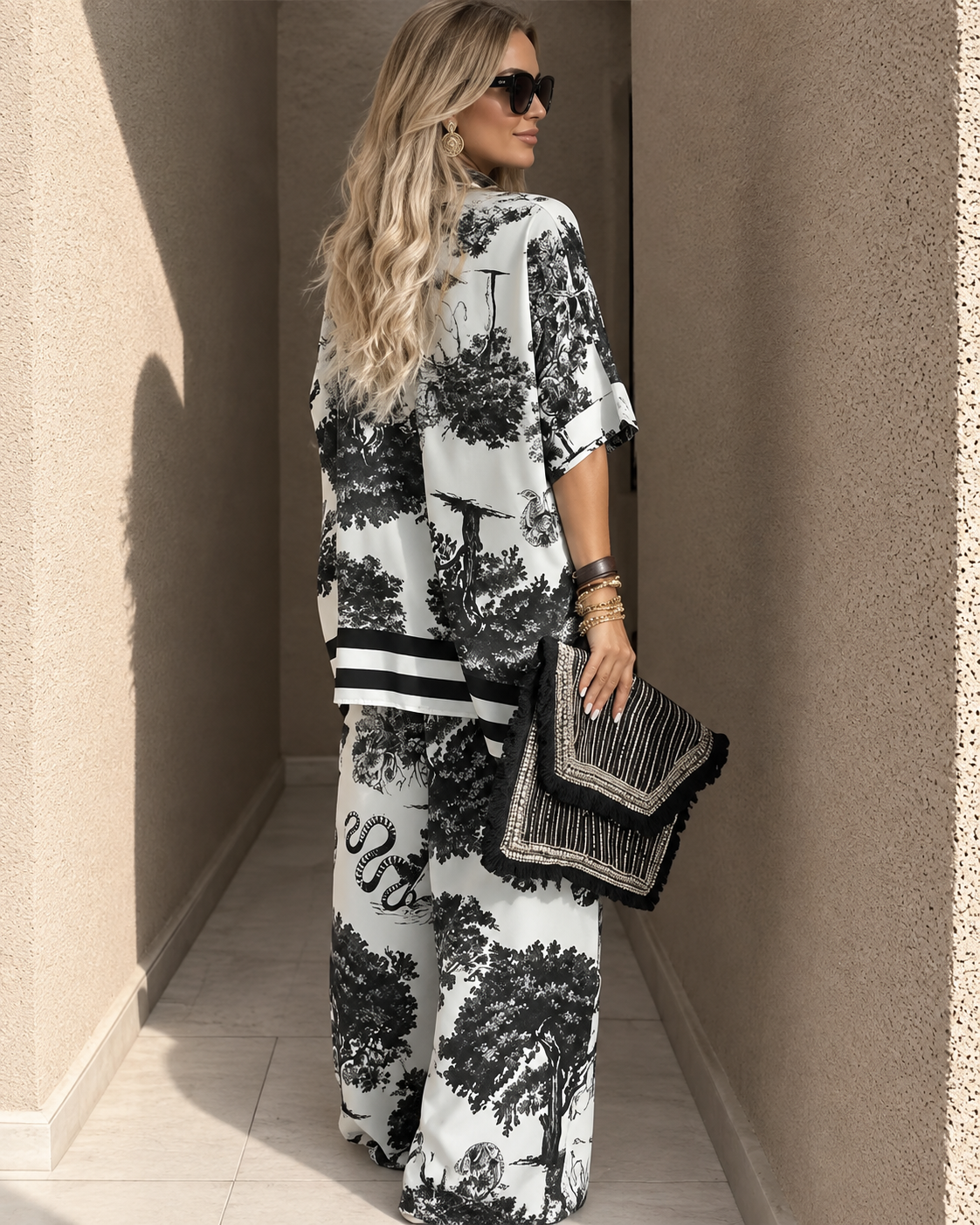 Seraphina™ | Conjunto de Dos Piezas Estampado