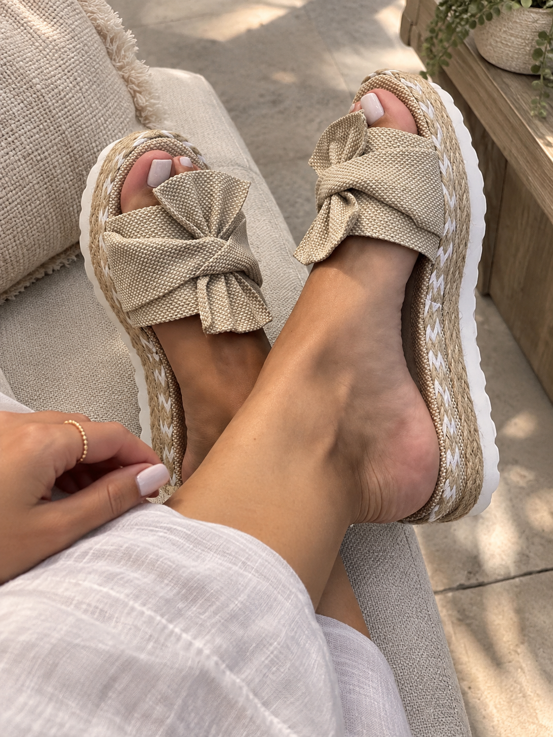 JULIETTE | SANDALIAS FEMENINAS CON LAZO