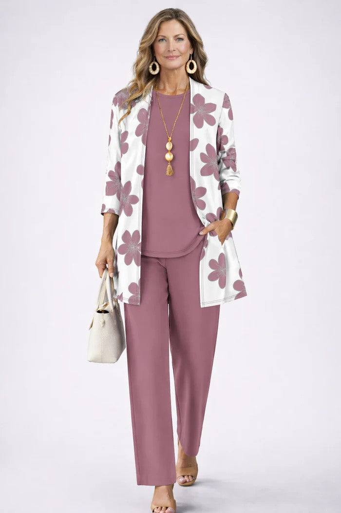 Haven | Conjunto de Tres Piezas de Elegancia Clásica