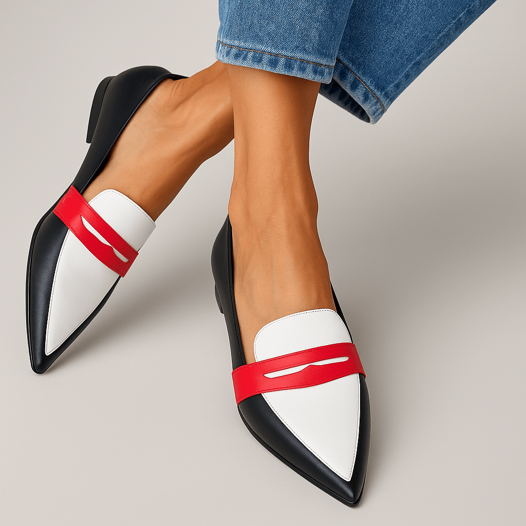 Chiara | Mocasines por Bloques de Color