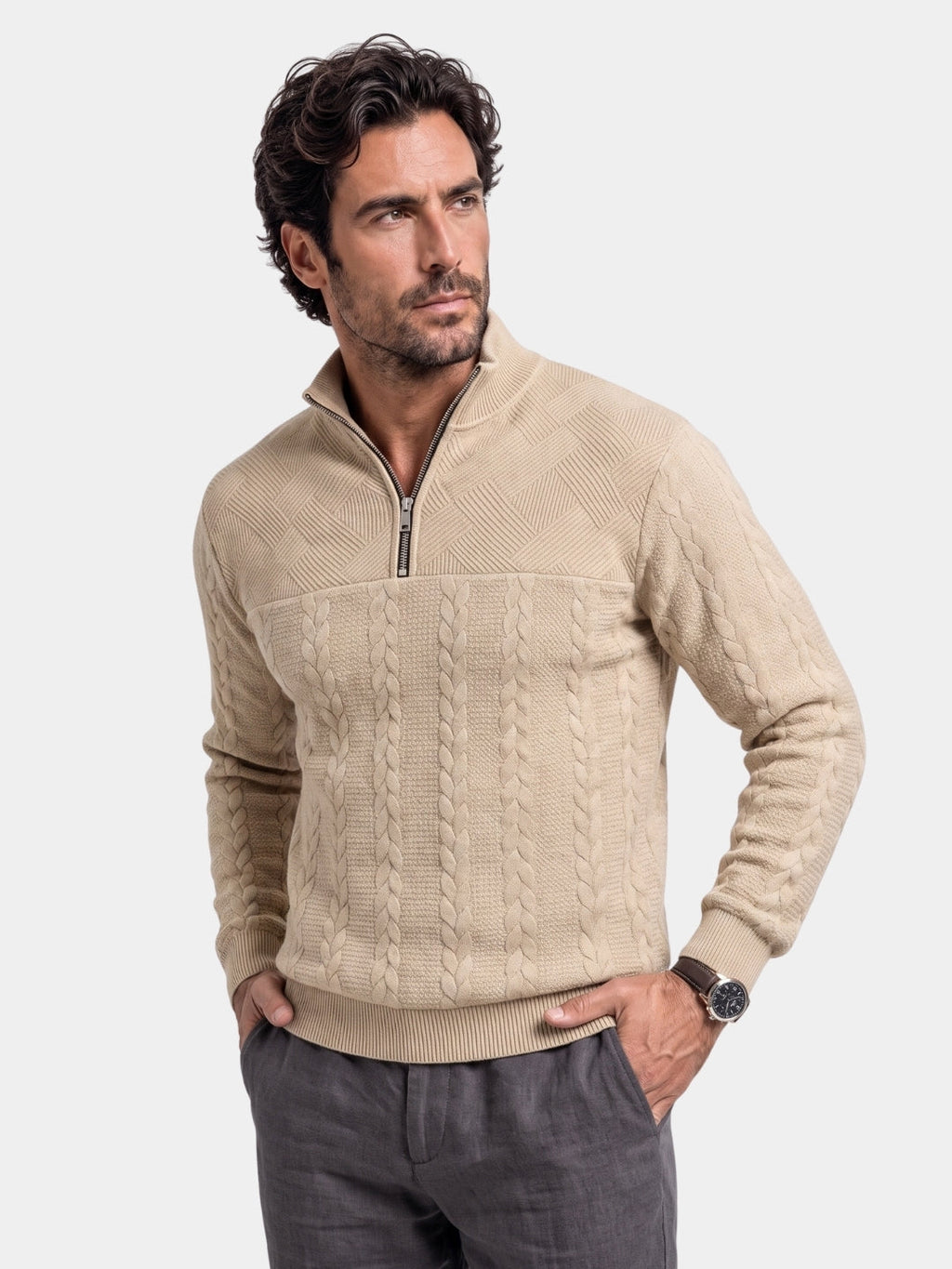 Jersey Henley con Cremallera Sawyer™