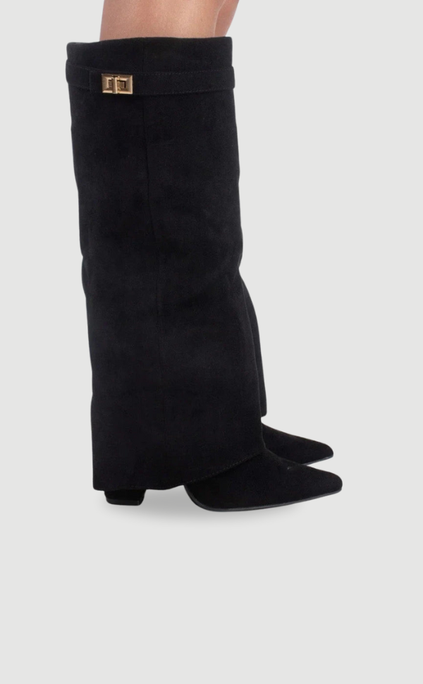 HARRIET | BOTAS ALTAS DE PIEL PARA MUJER CON HEBILLA