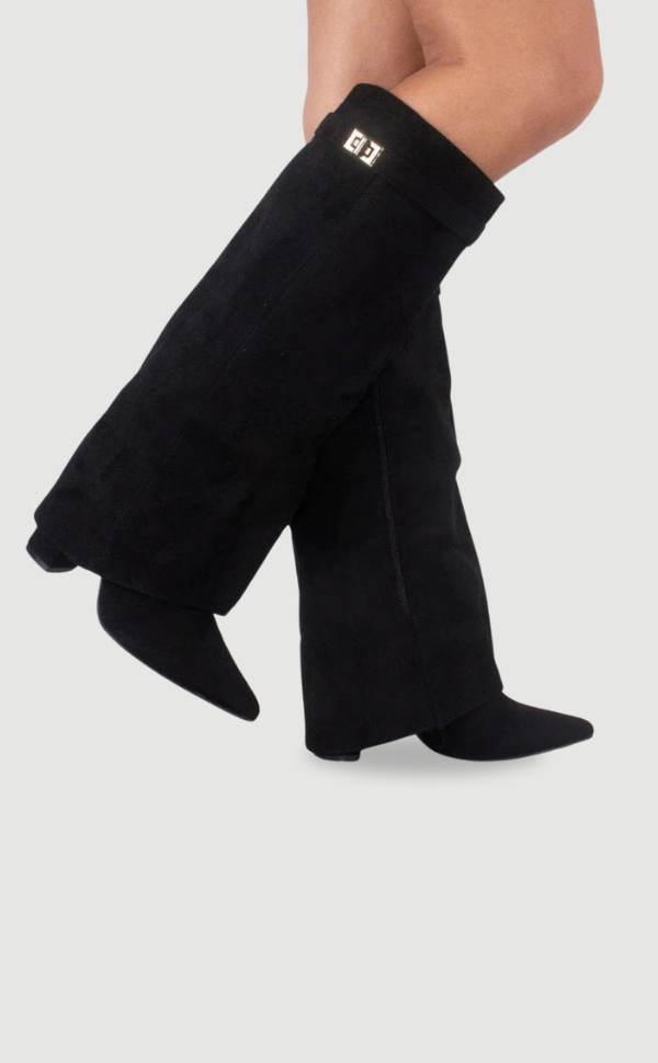 HARRIET | BOTAS ALTAS DE PIEL PARA MUJER CON HEBILLA