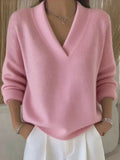 Vivelle™ | Jersey Holgado de Cuello en V