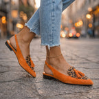 Pippa | Mocasines Slingback con Borlas