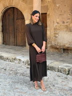Tresa | Vestido Elegante de Otoño con Falda de Vuelo