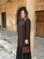 Tresa | Vestido Elegante de Otoño con Falda de Vuelo