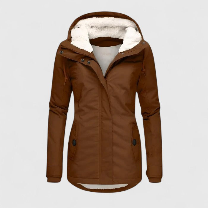 Abrigo de invierno Carly™ con capucha