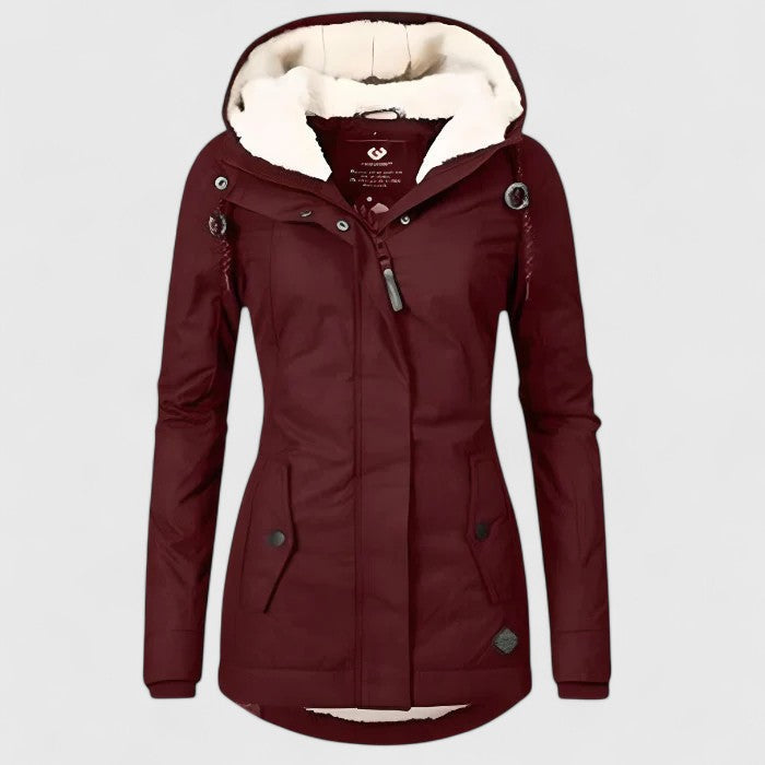 Abrigo de invierno Carly™ con capucha