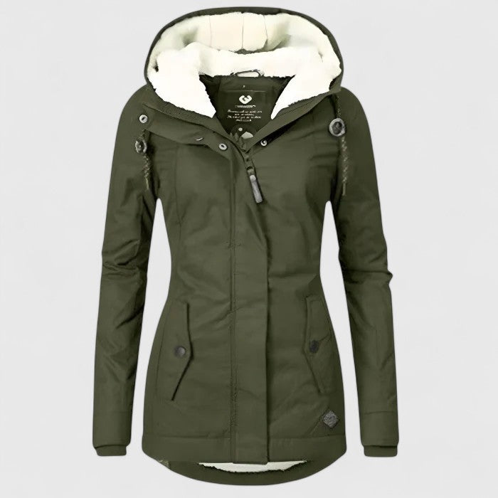 Abrigo de invierno Carly™ con capucha