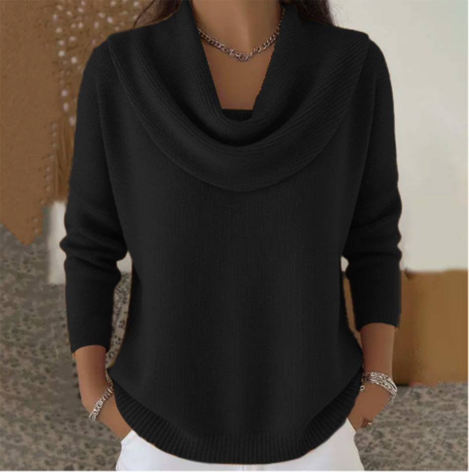 Juliette™ | Jersey de cuello drapeado
