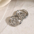 Pendientes Atemporales de Espiral en Oro