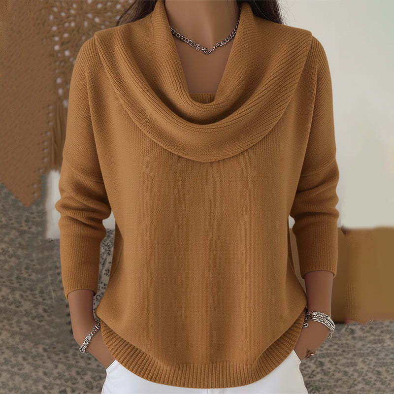 Juliette™ | Jersey de cuello drapeado
