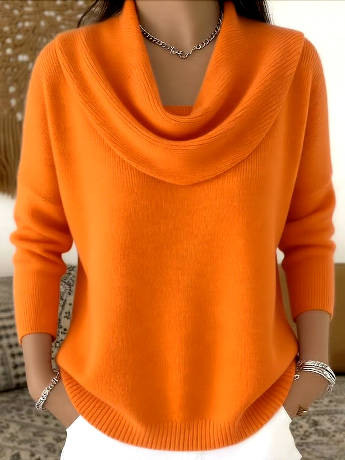 Juliette™ | Jersey de cuello drapeado