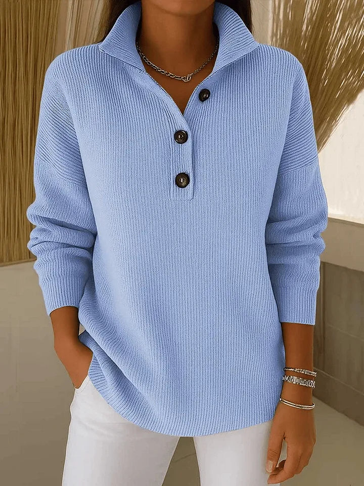 Florence™ | Jersey polo de cuello pico