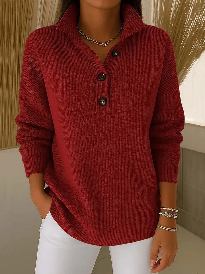 Florence™ | Jersey polo de cuello pico