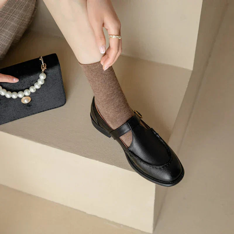 NANCY | ZAPATOS DE CUERO DE INSPIRACIÓN RETRO