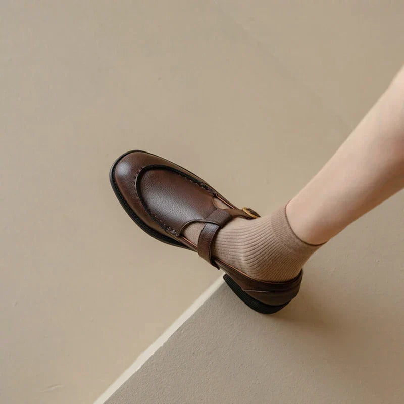 NANCY | ZAPATOS DE CUERO DE INSPIRACIÓN RETRO