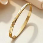 Pulsera Dorada de Circonita Intemporal