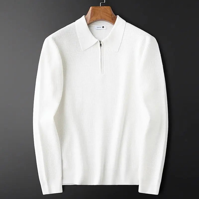 Jersey Polo con Media Cremallera Ashford™