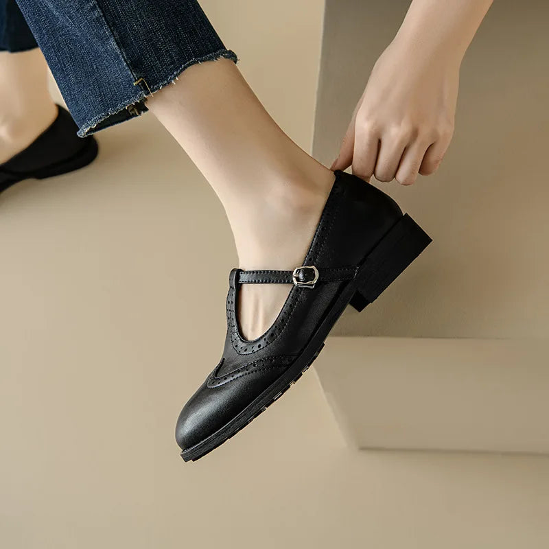 MIANA | MARY JANES T-STRAP PULIDAS