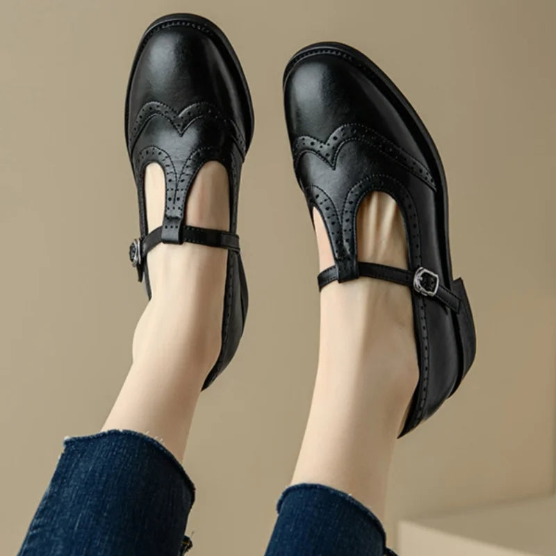 MIANA | MARY JANES T-STRAP PULIDAS
