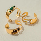 Pulsera Vintage de Ojo de Tigre en Oro