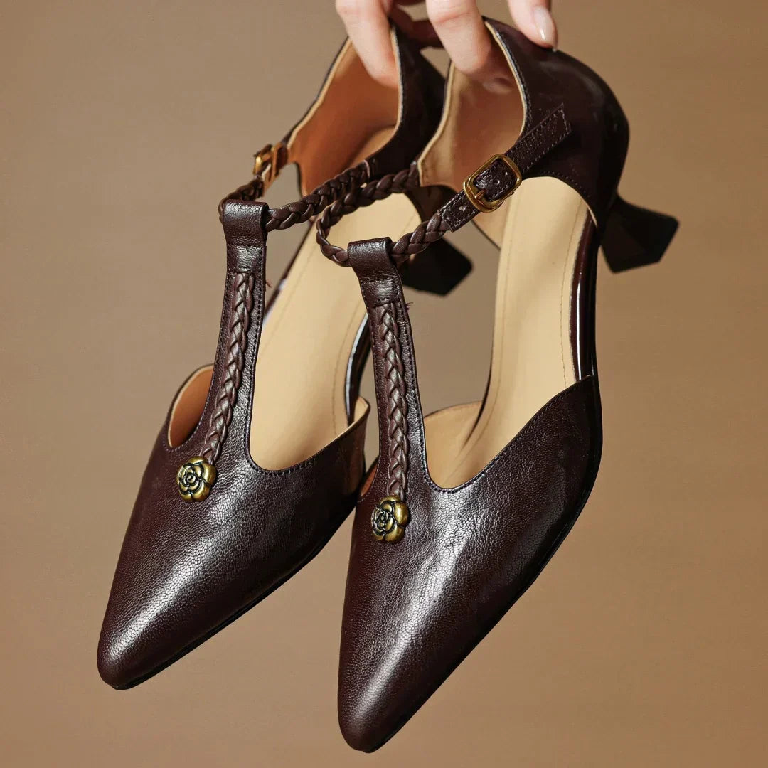 KATHY | SANDALIAS DE CUERO ELEGANTES