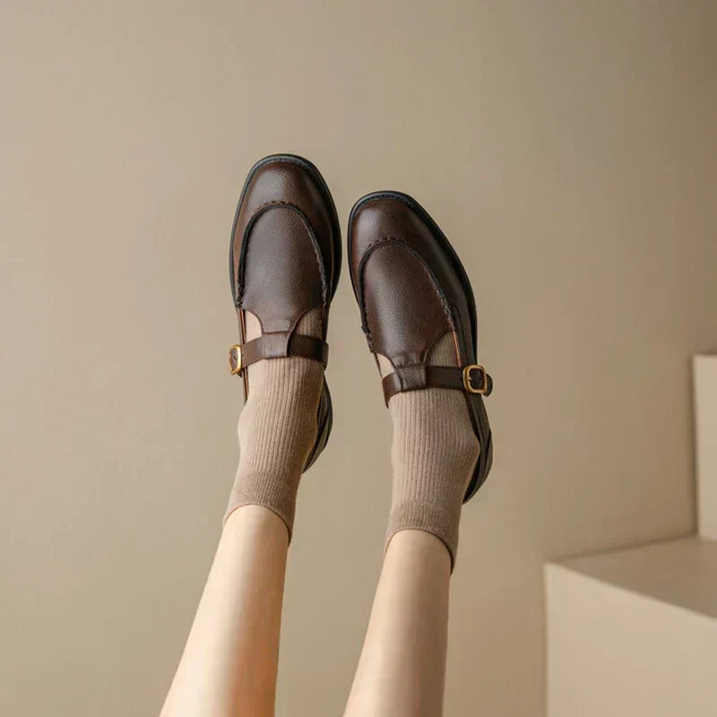 NANCY | ZAPATOS DE CUERO DE INSPIRACIÓN RETRO