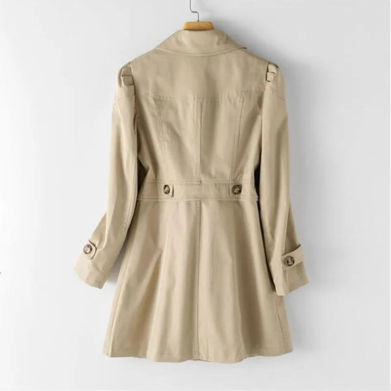 Constance | Trench Coat Ligero de Botonadura Sencilla
