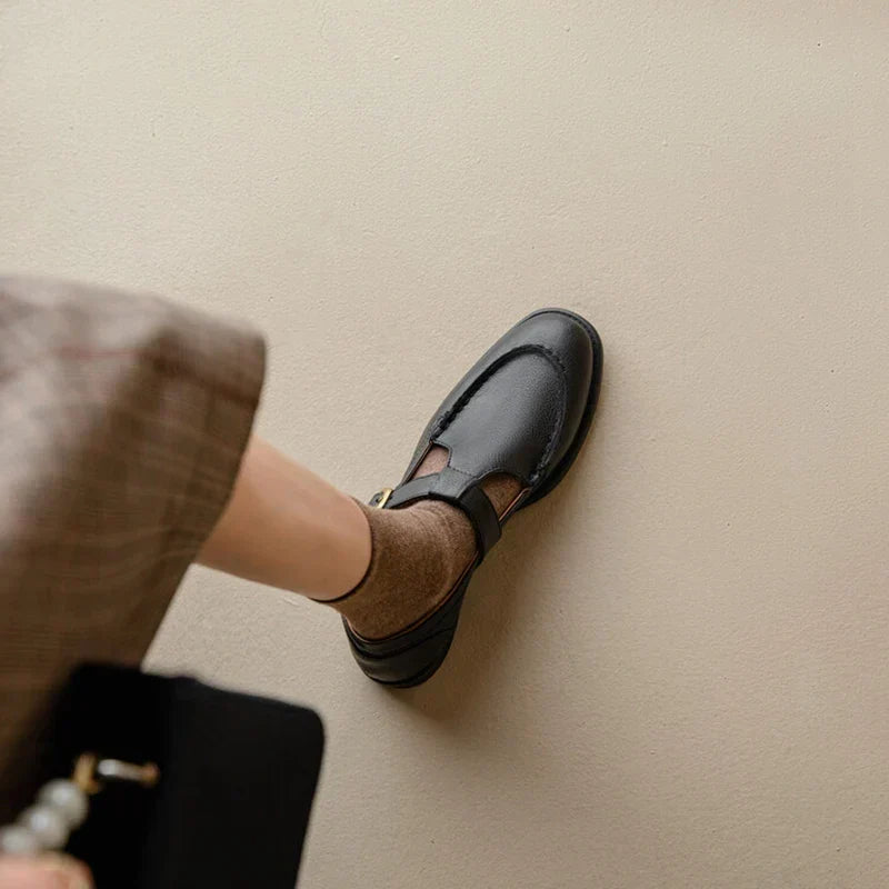 NANCY | ZAPATOS DE CUERO DE INSPIRACIÓN RETRO